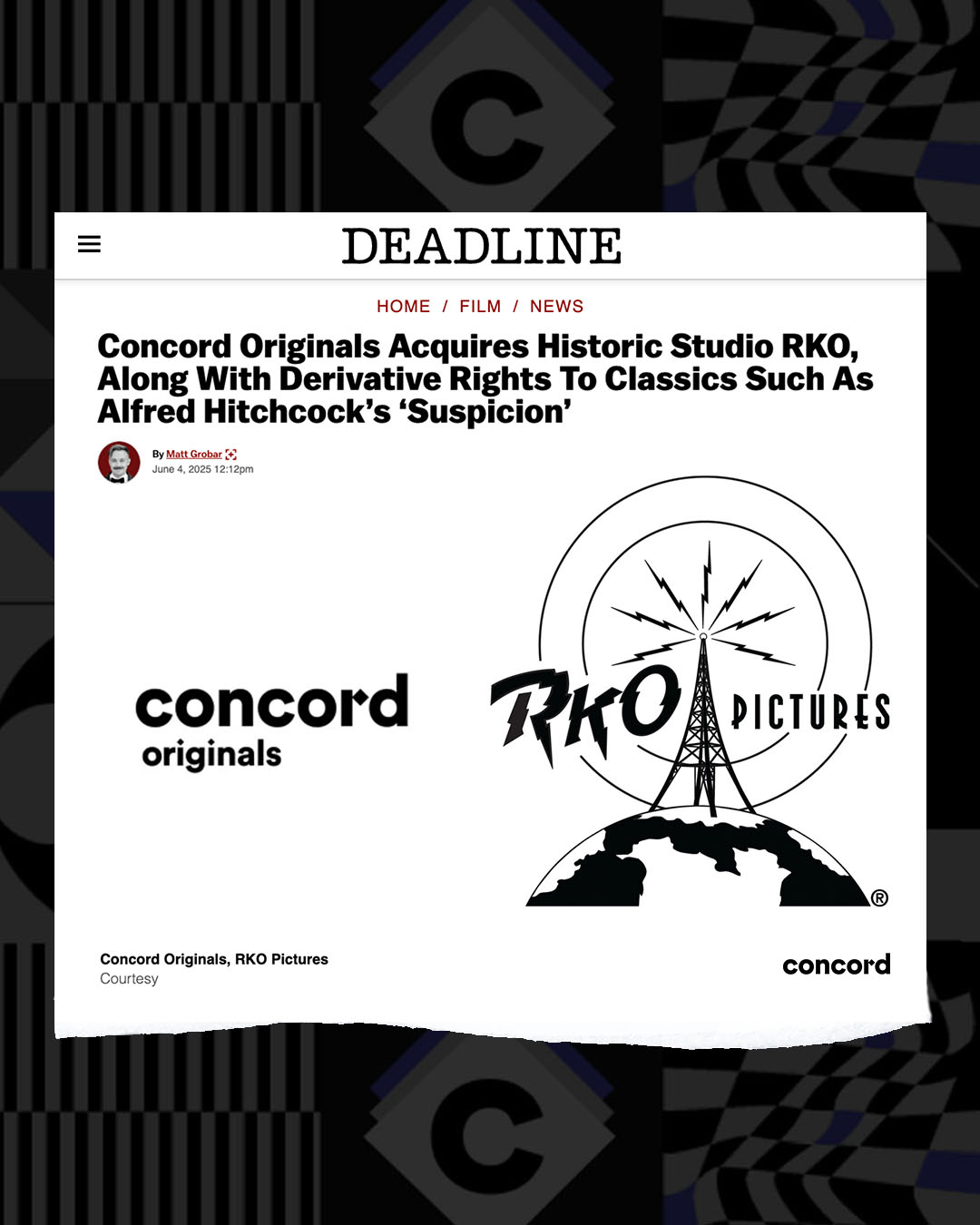 Concord - In another exciting expansion in film & TV, Concord Originals ...