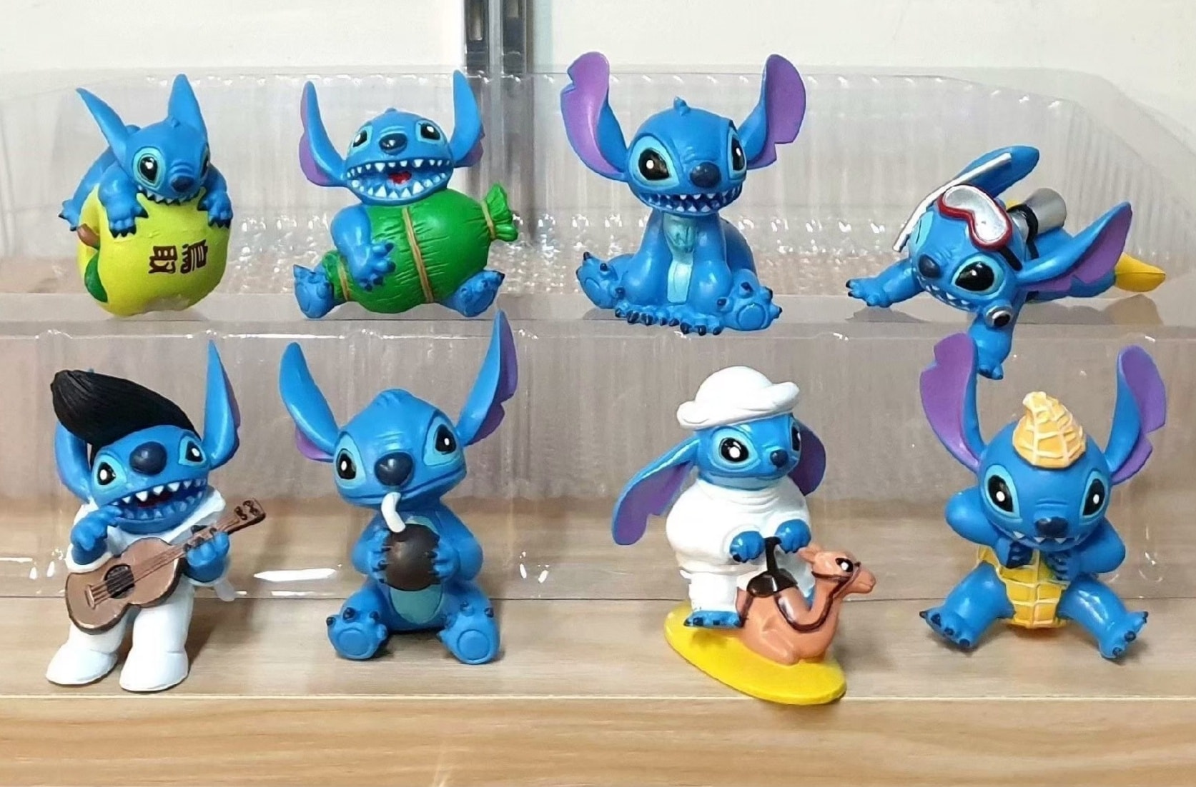Captain Toys CT - 📌โมเดล Stitch 🌟set8pcs 5-7cm. 💸...