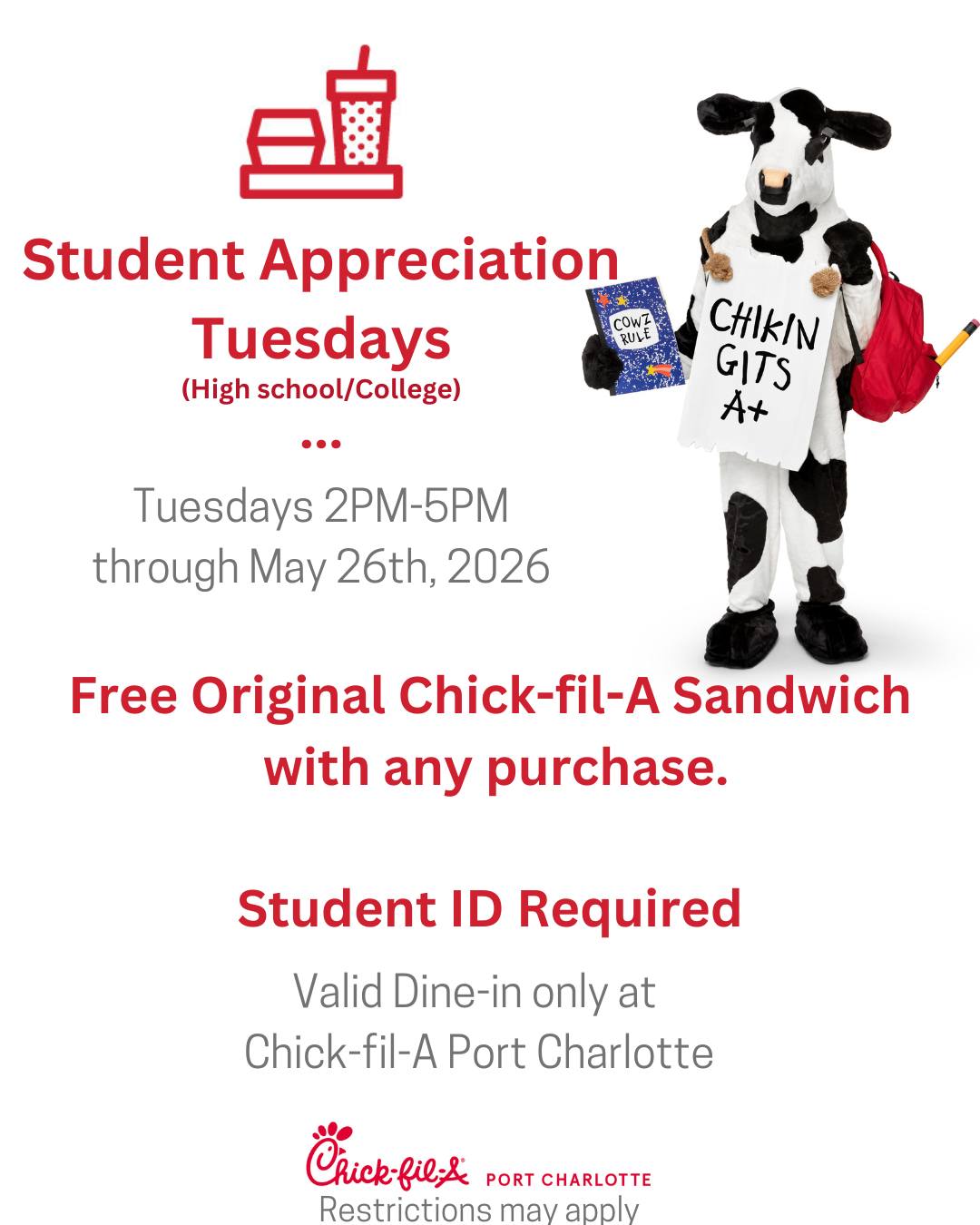 Chick-fil-A Port Charlotte... - Chick-fil-A Port Charlotte