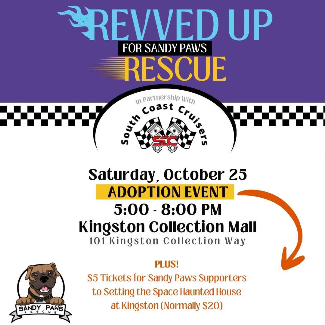 🐾 Sandy Paws Rescue + South Coast Cruisers = October Fun