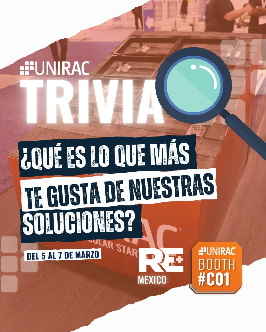 Unirac - 🚀 ¡Arrancamos en RE+ México 2025! 🎉 Hoy es el primer día de la ...