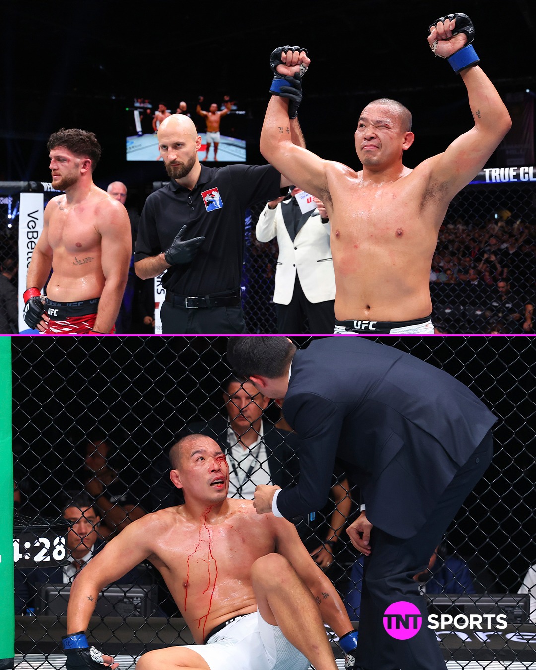 TNT - “The Iron Turtle” Junyong Park gets it done after an illegal knee ...