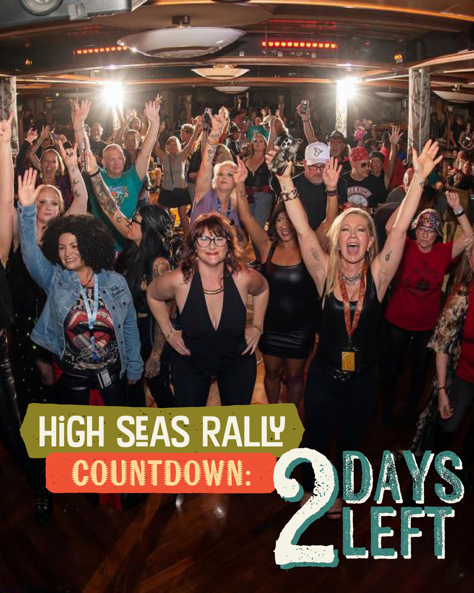 High - Just 2 days until we set sail on High Seas Rally 2025. Drop a 