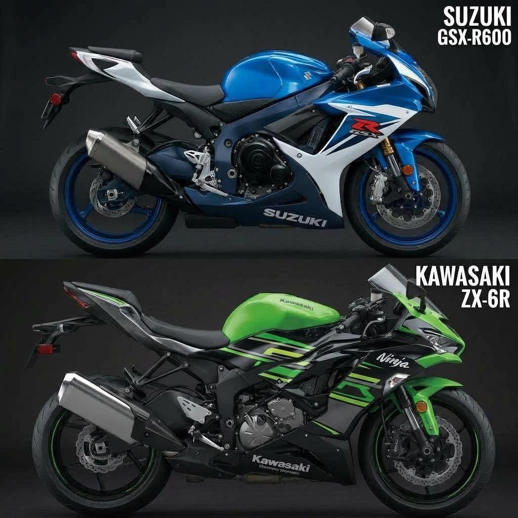 Kawasaki ZX-4 vs Suzuki GSX-R400 🔥🔥 In 1988, the ZX-4 and GSX