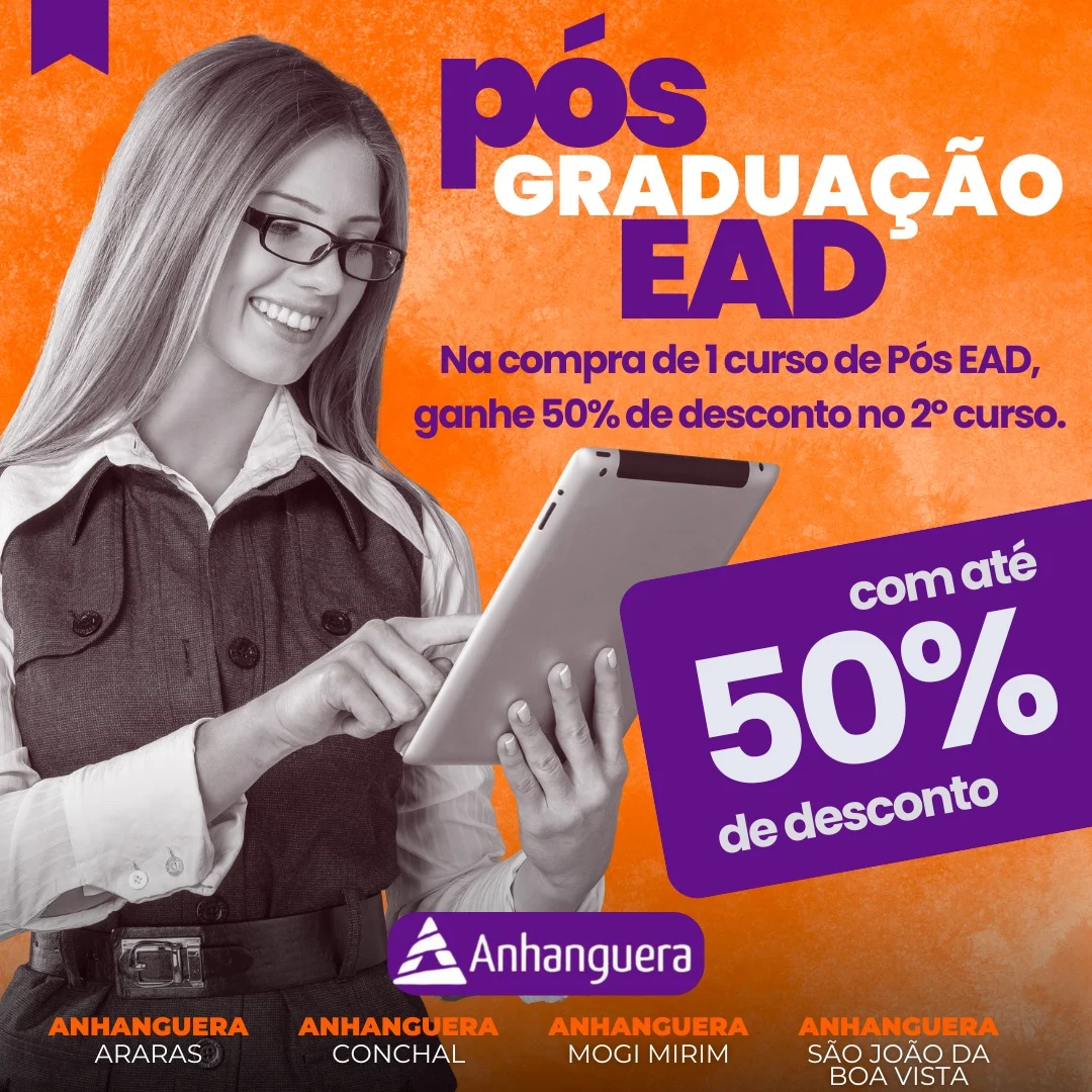 Anhanguera - 📚 Invista no seu futuro com a Pós EAD da Anhanguera! Na ...