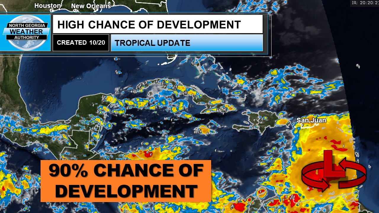 North - THE TROPICS ARE ALIVE A strong tropical wave in the Caribbean ...