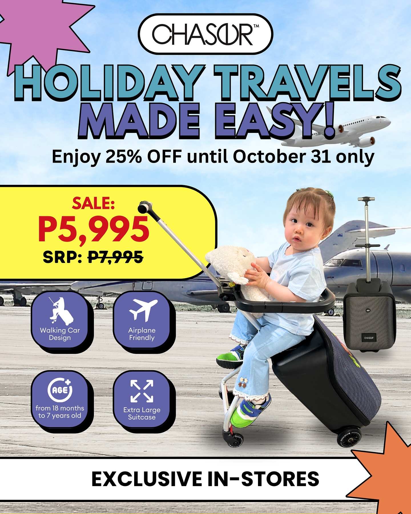 Chaser - ️ Holiday travels made easy! 🔅💨 Glide through airports stress ...