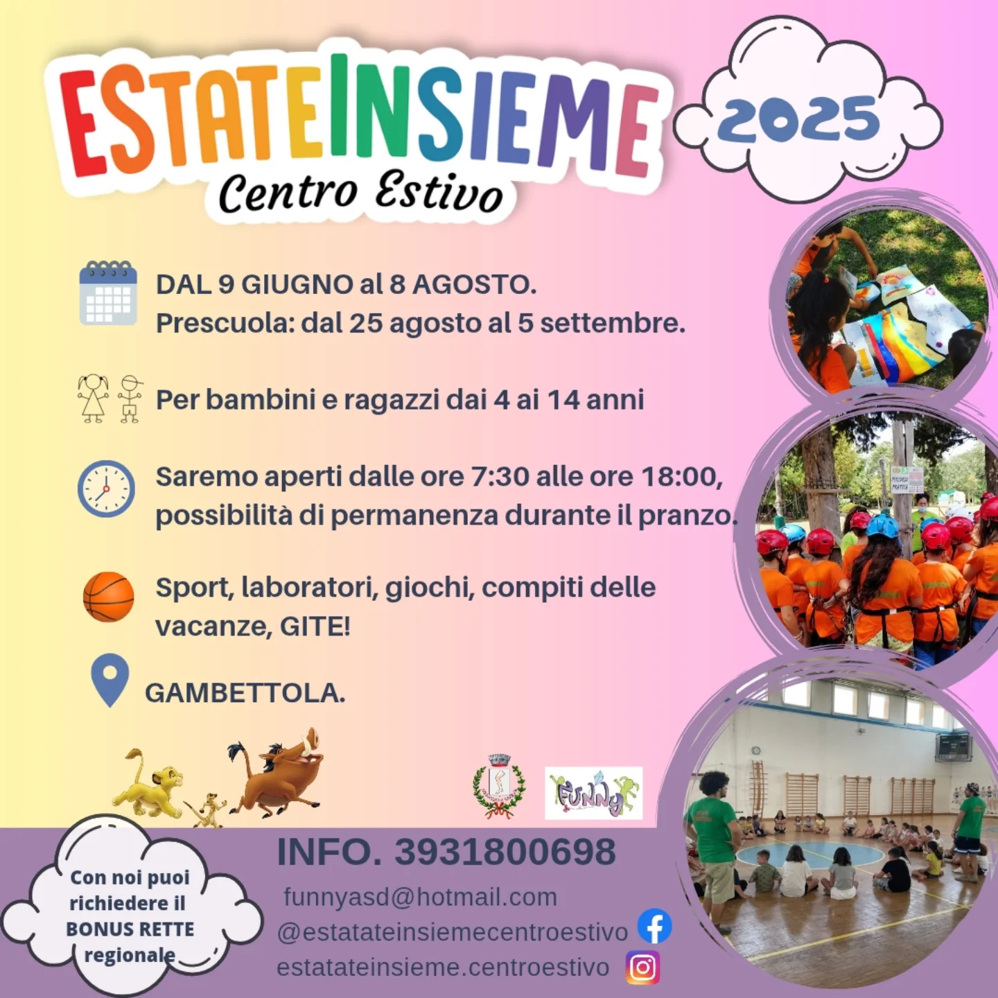 EStateInsieme centro estivo - La settimana passata i nostri bimbi si ...