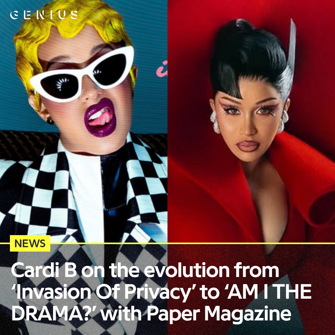 Genius - cardi b on the difference between ‘am i the... | Facebook