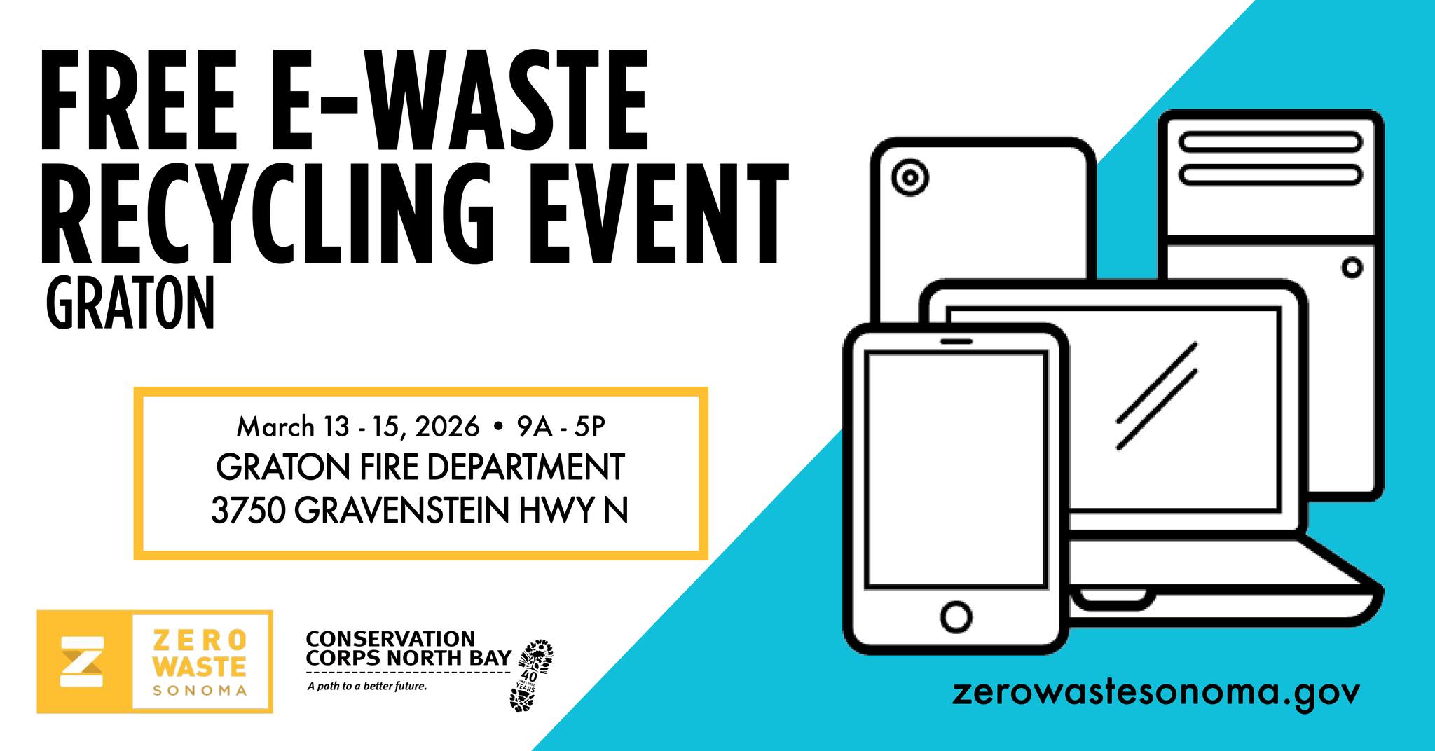Free E-waste Recycling Event - Graton
