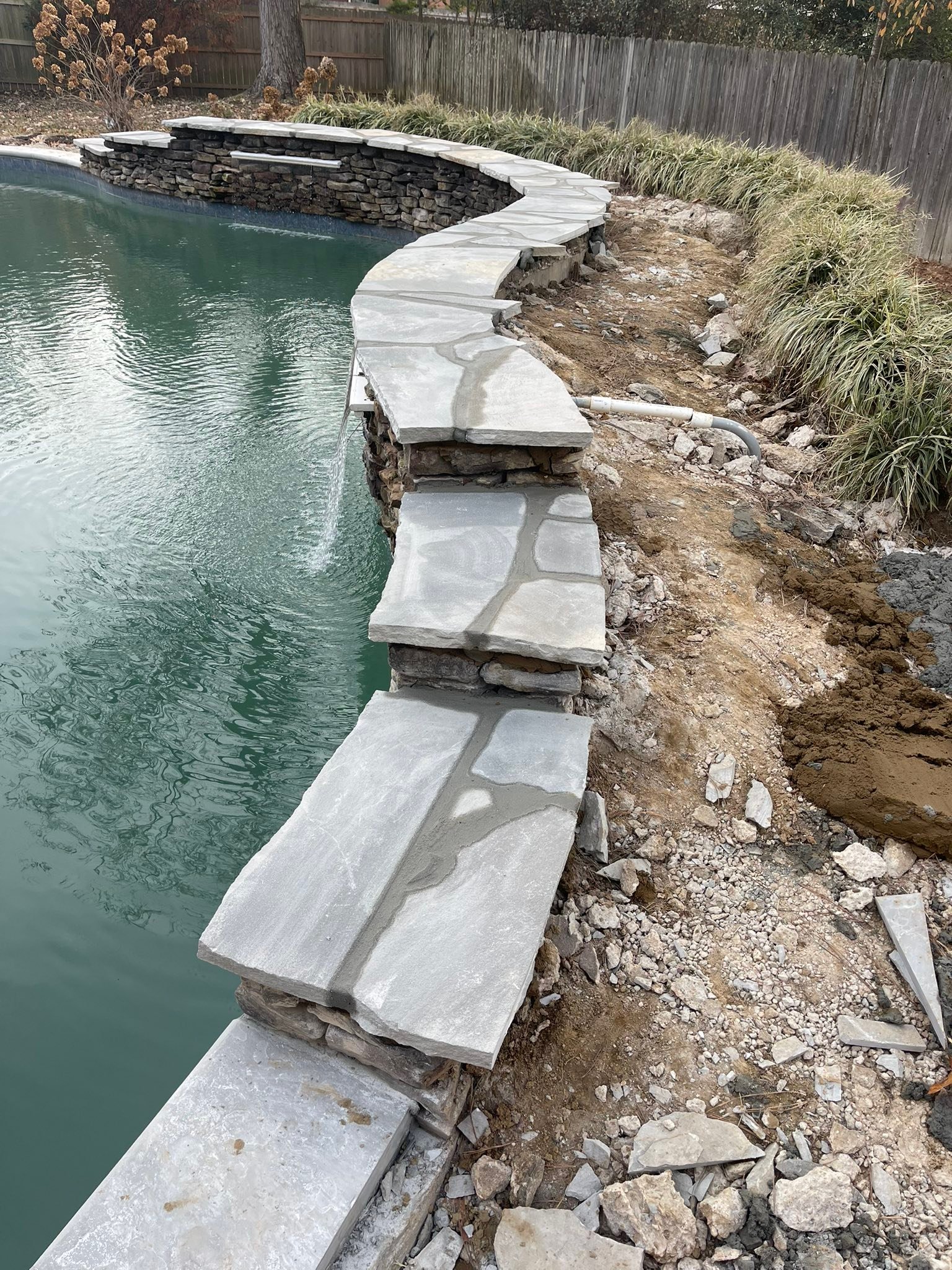 New custom pool coping and a... - Victory Lawn Care Services | Facebook