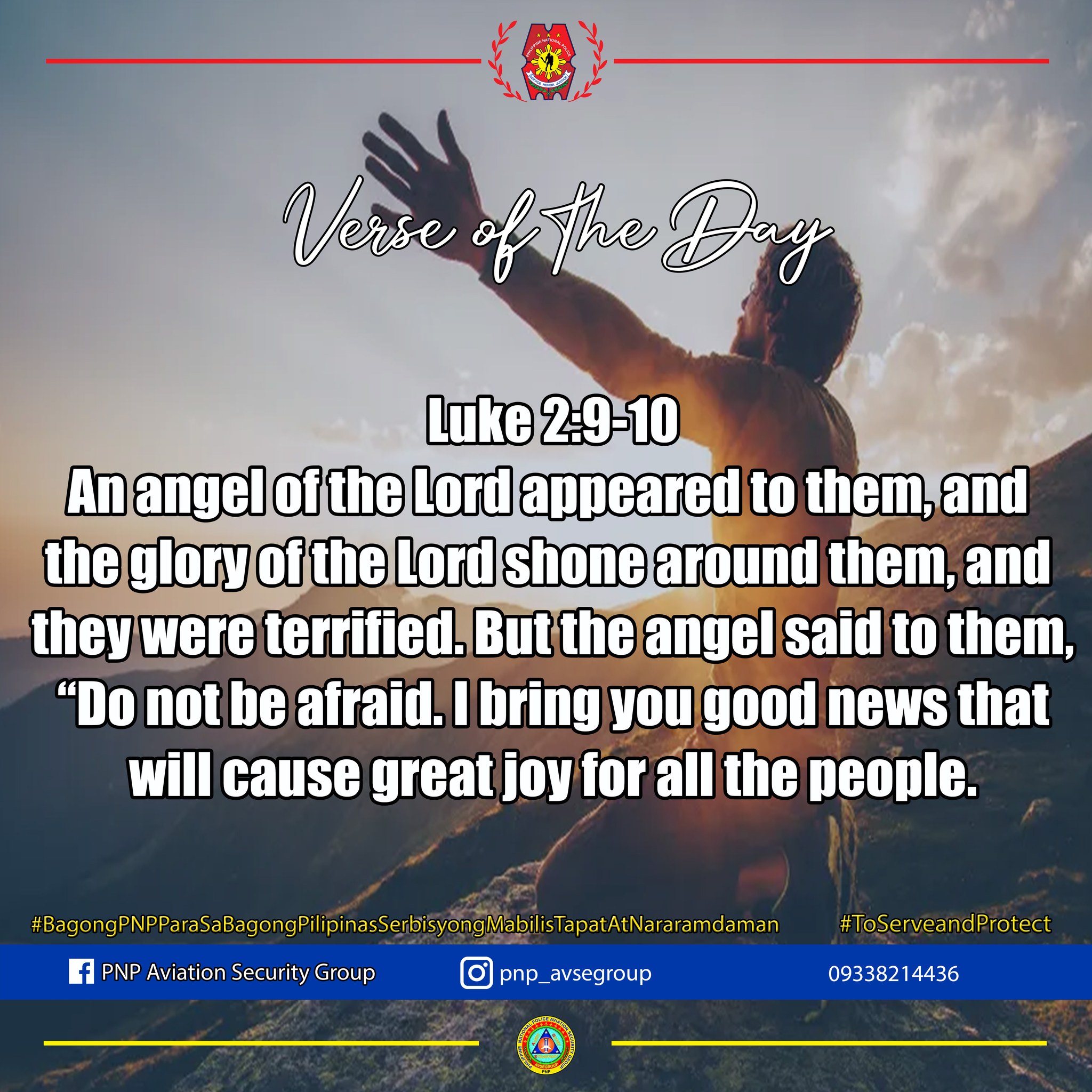 Verse of the Day... - PNP Aviation Security Group | Facebook