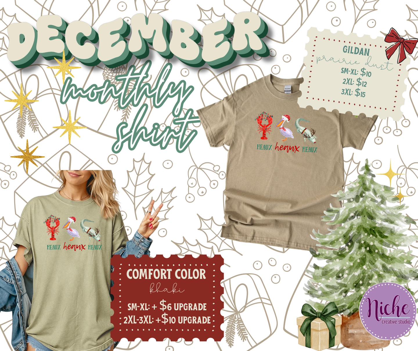 🎄Rockin’ around the cutest shirt of... - Niche Lake Charles | Facebook