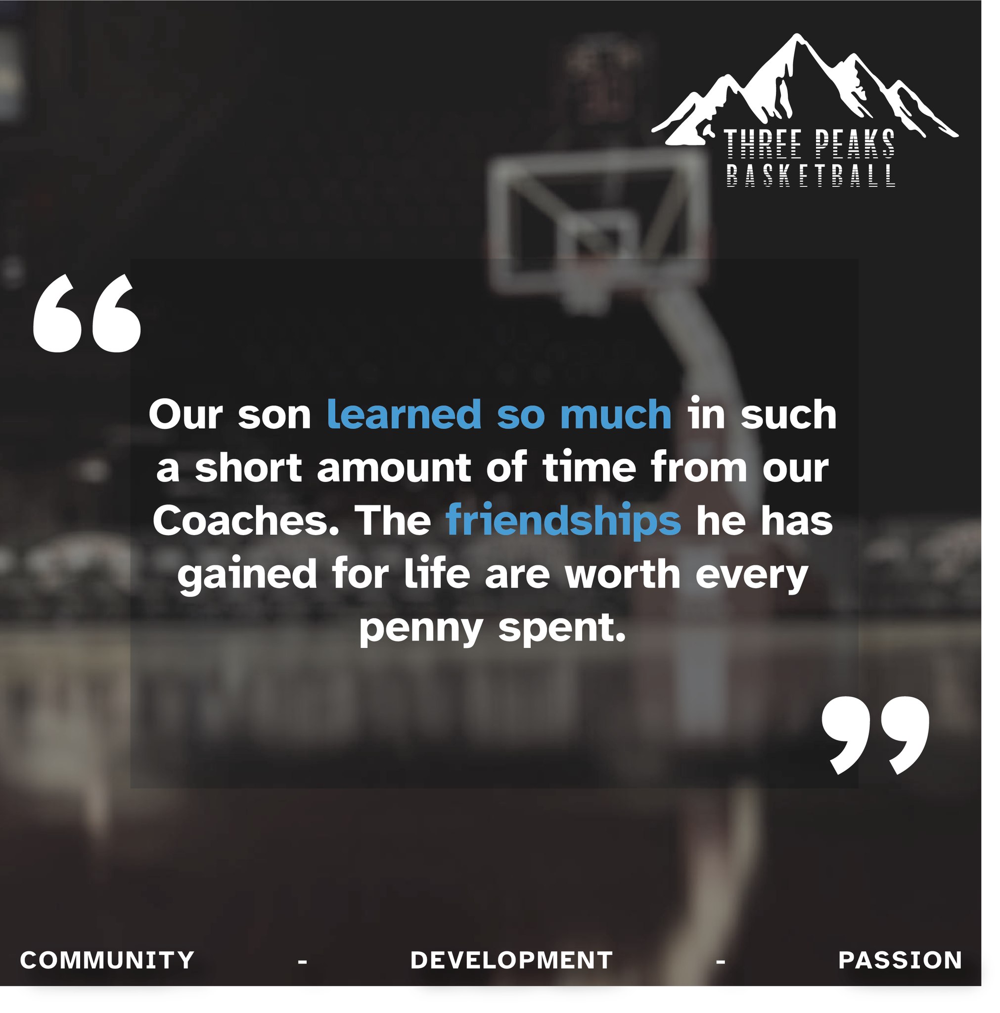 Three - At Three Peaks Performance, we're elevating our player's lives ...
