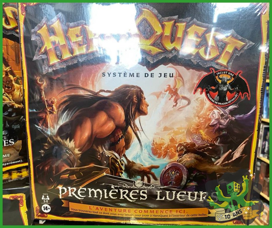 Jeu De Société HeroQuest - Premières Lueurs - Hasbro - Neuf - A Partir De 14 Ans