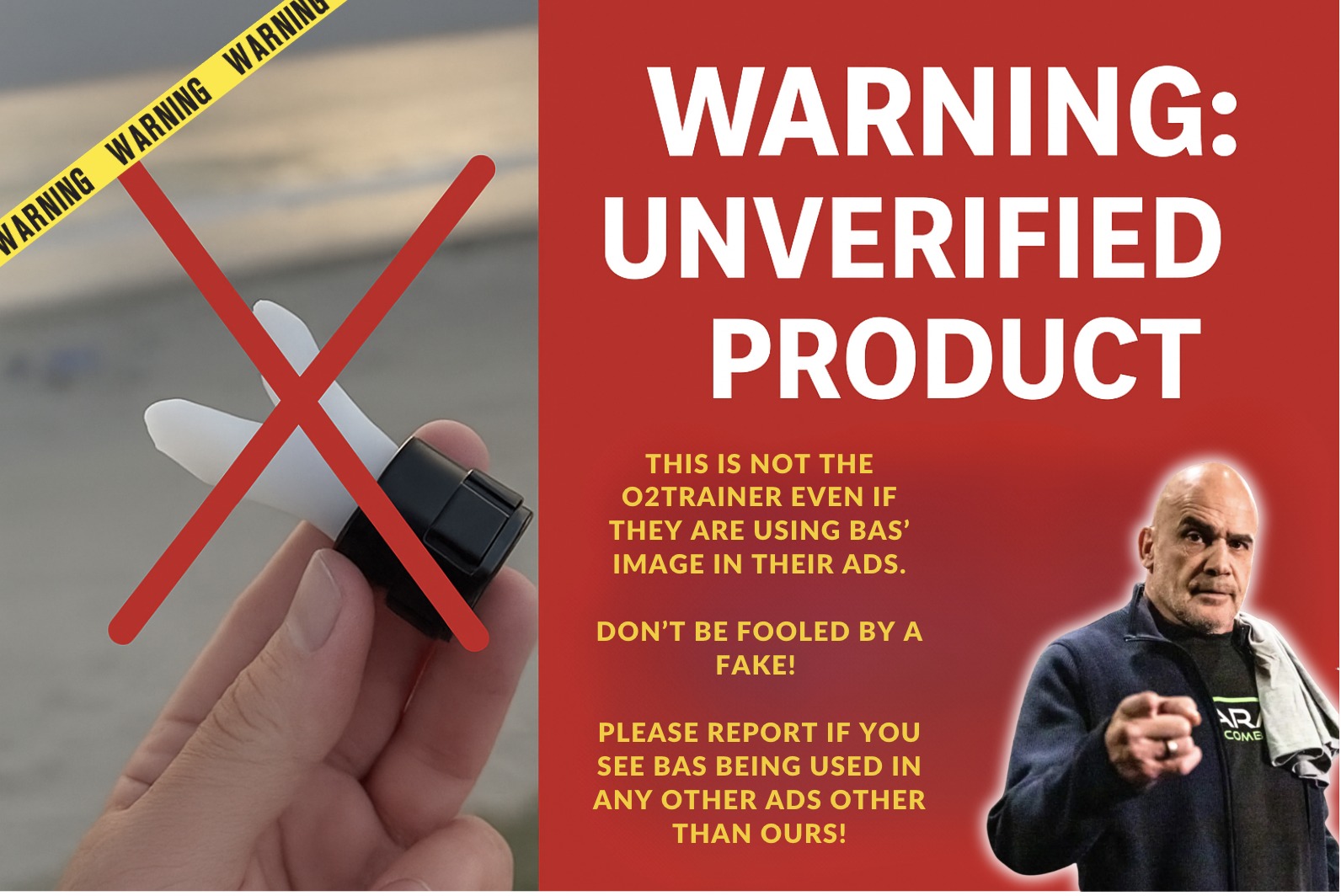 🚨 SCAM ALERT 🚨 You may have seen... - Bas Rutten O2 Trainer | Facebook