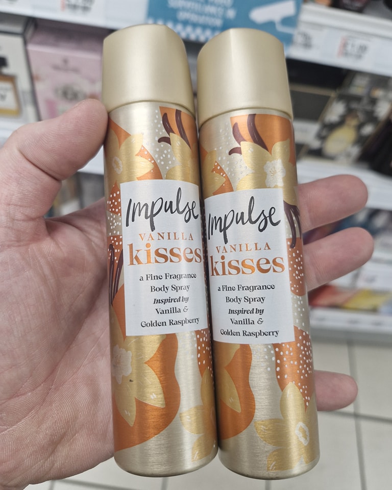 Impulse Vanilla Kisses New at Savers! Stay on trend with Impulse Vanilla Kisses! This scent is the perfect addition to your vanilla girl routine. You need to add this to your Savers