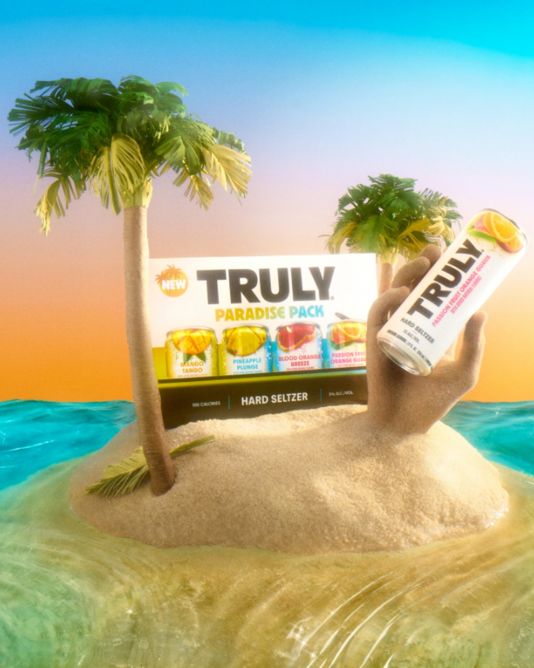 ココナッツ Introducing the NEW Truly Paradise Pack: a flavor vacation that