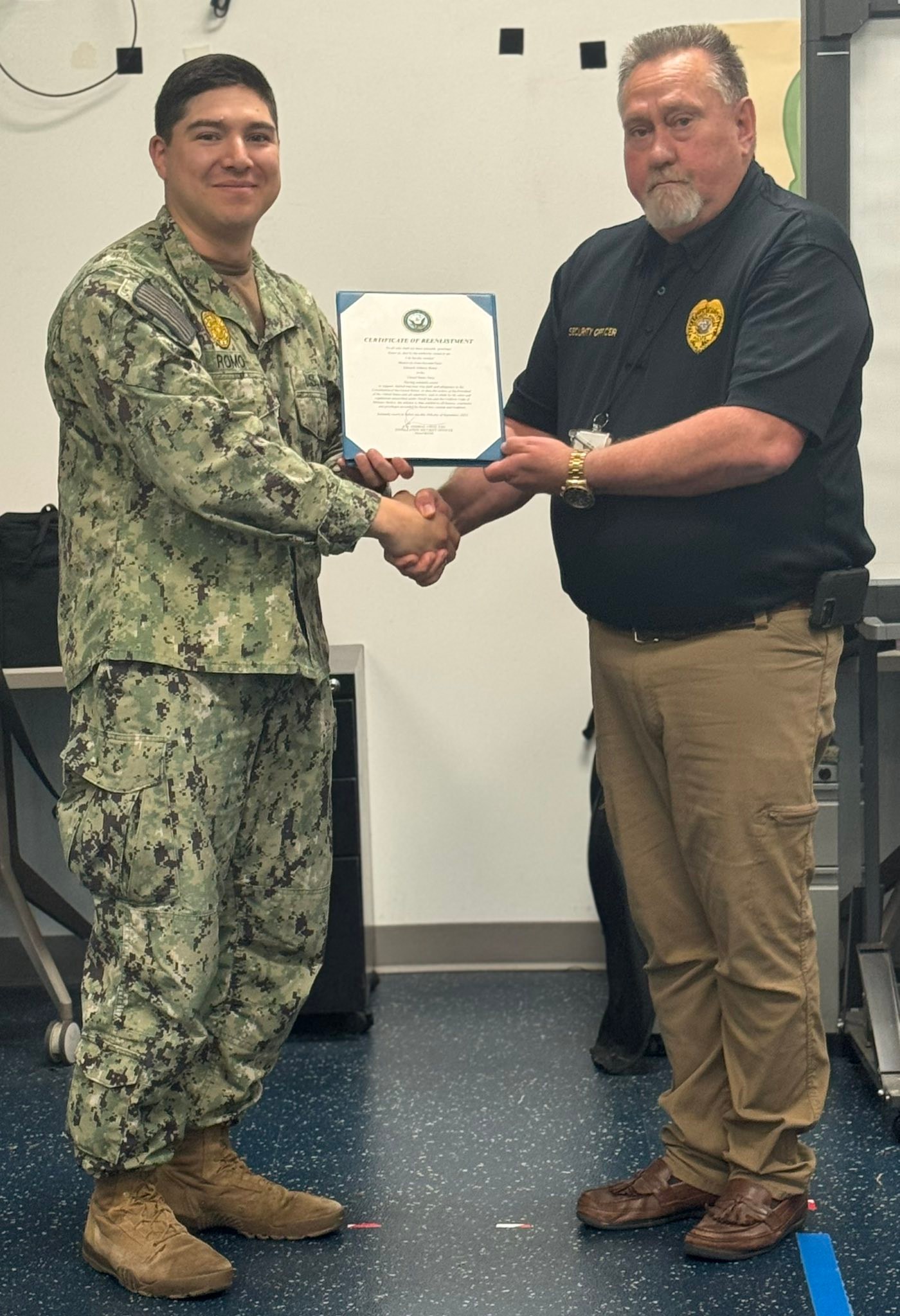 Naval - MA2 Edward Romo Reenlisting | Facebook