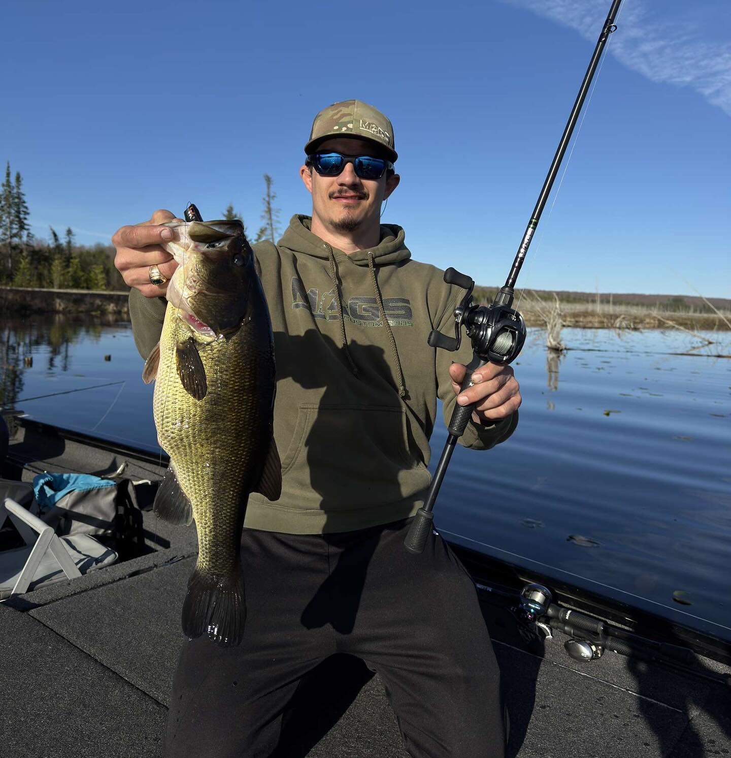 MAGS Custom Rods - Finally got to test out some new 9’6 MH spiral ...