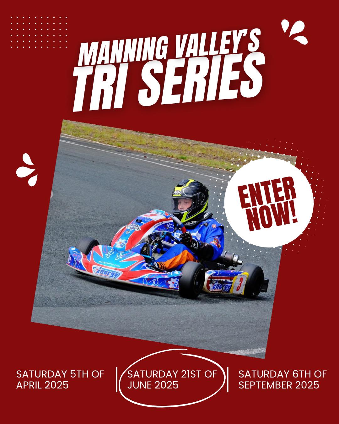 Manning - Race entries are now OPEN!! Time to get race ready for round ...