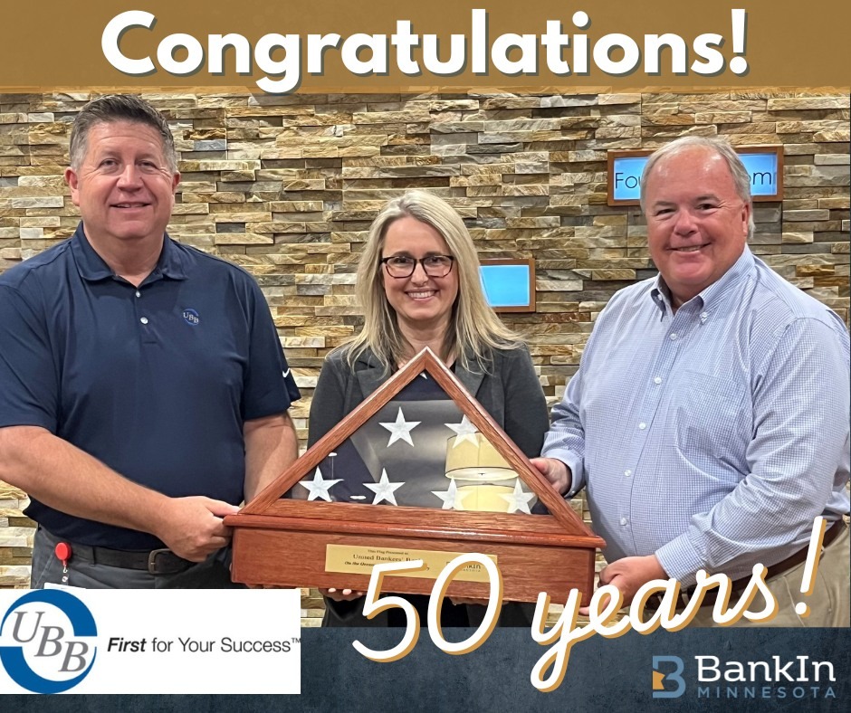 Celebrating 50 years of service to... - BankIn Minnesota | Facebook