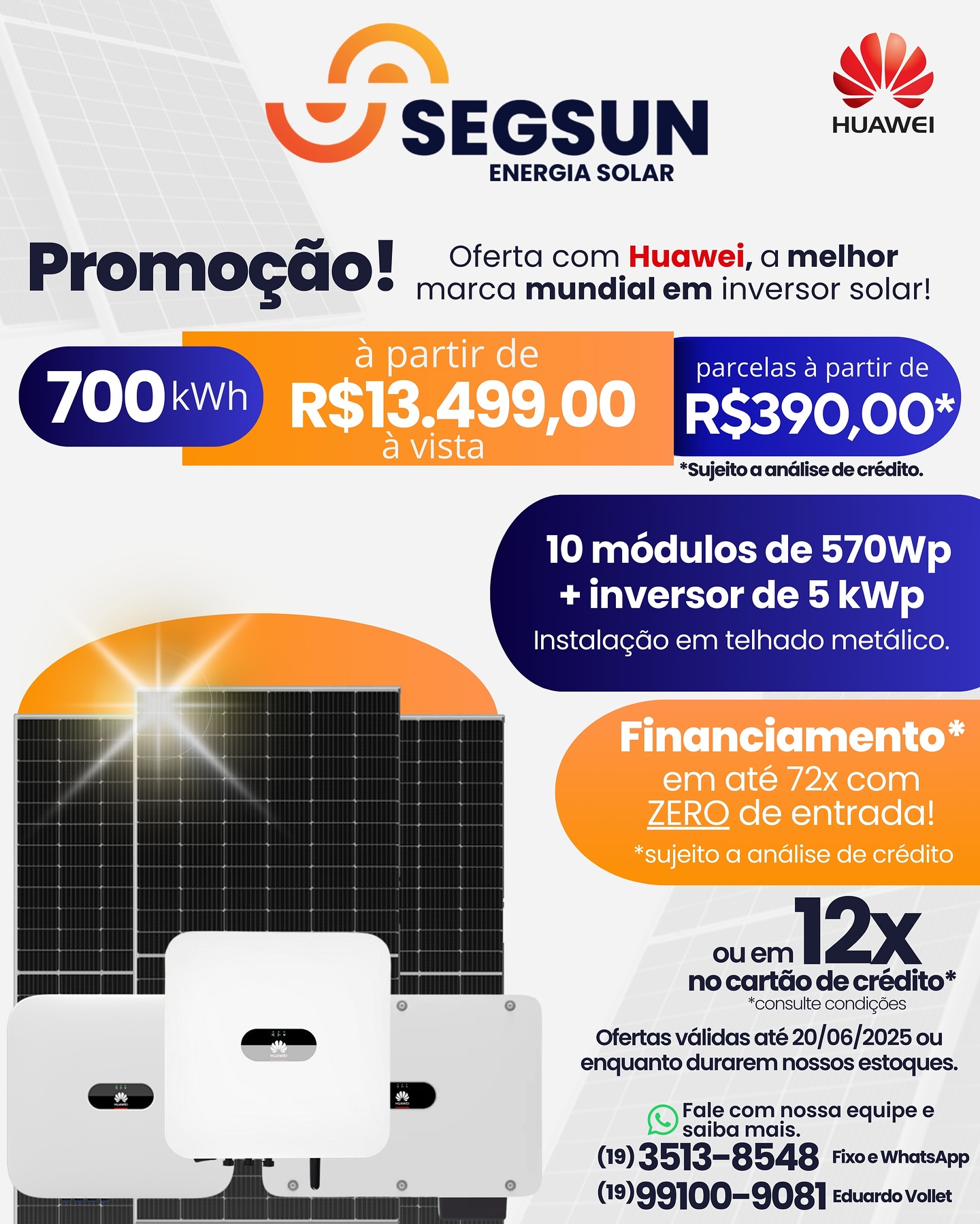 Seg Sun - Energia Solar | Limeira SP