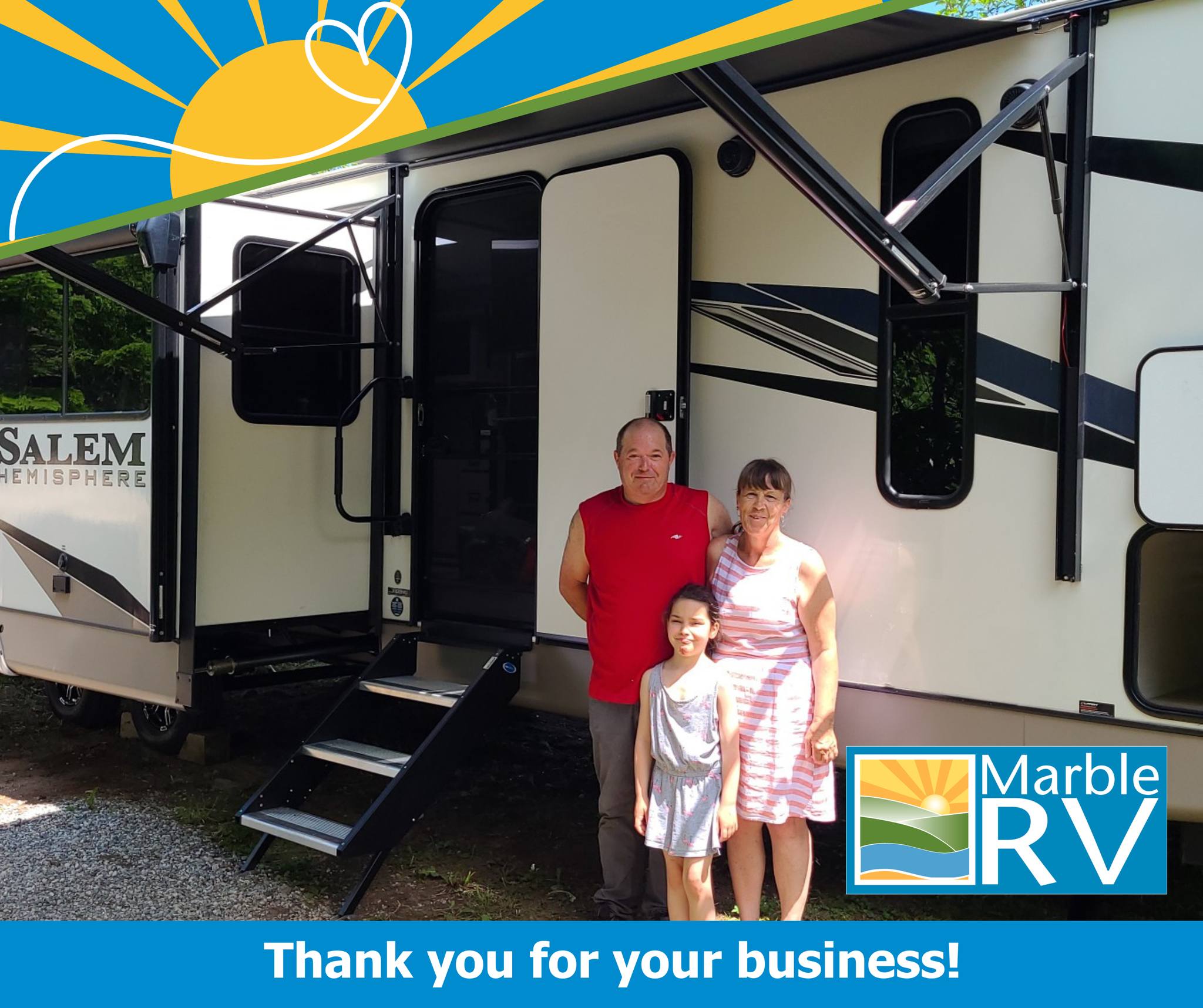Marble - Welcome to the Marble RV family, Guy and Michelle Kettle! 🎉 ...