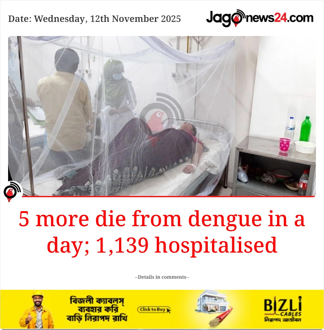 Jago - Five more people died from dengue in the last 24 hours, and ...