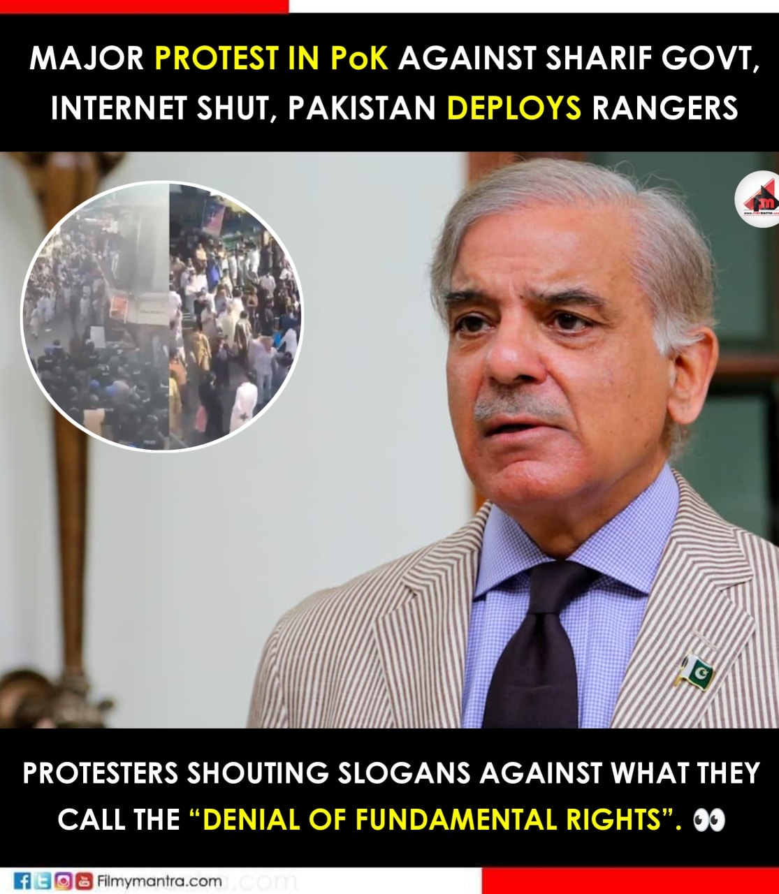Filmymantra.com - Protest In PoK 🚨 | Facebook