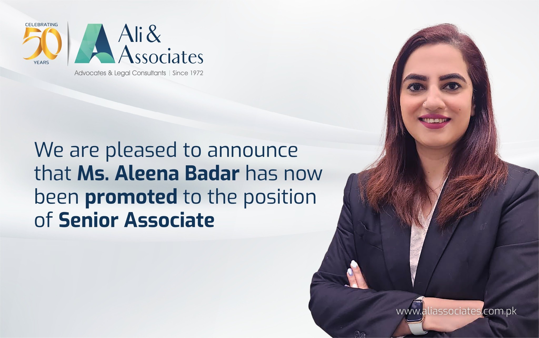 Ali - Ali & Associates is pleased to announce the promotion of Ms ...