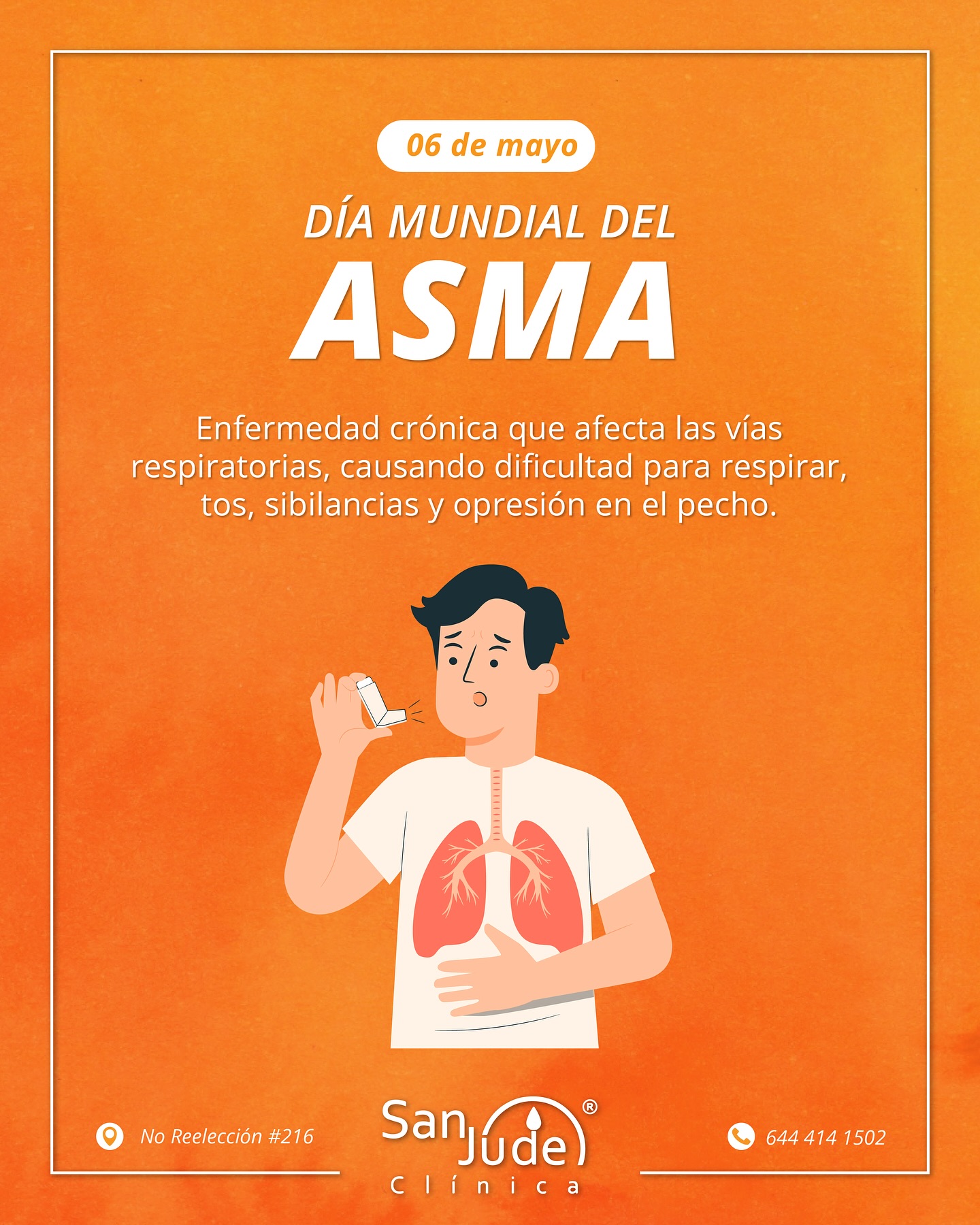 Clínica - 🫁 Hoy es el Día Mundial del Asma Recordamos la importancia de ...