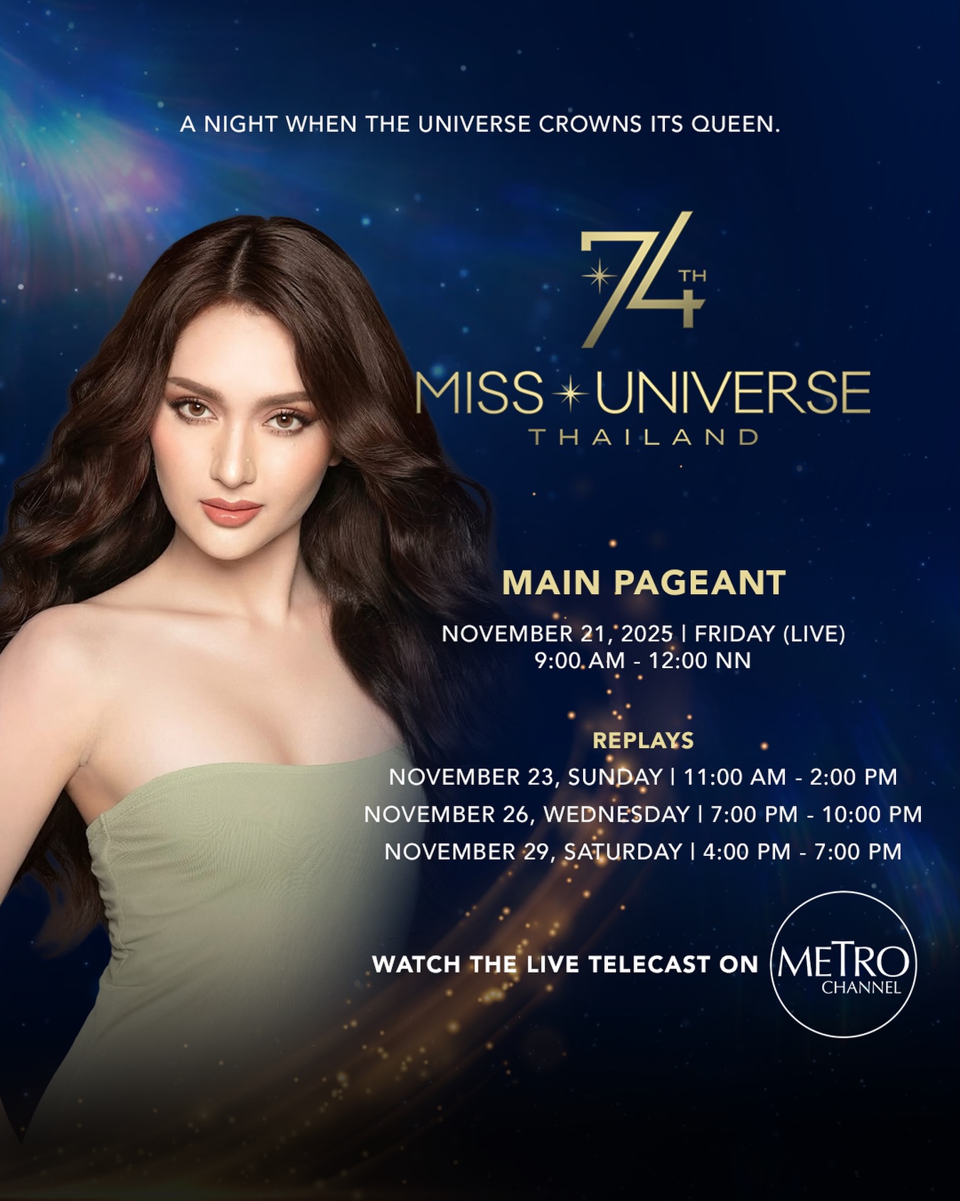Metro - Step into the world of the '74th MISS UNIVERSE,' broadcasting ...