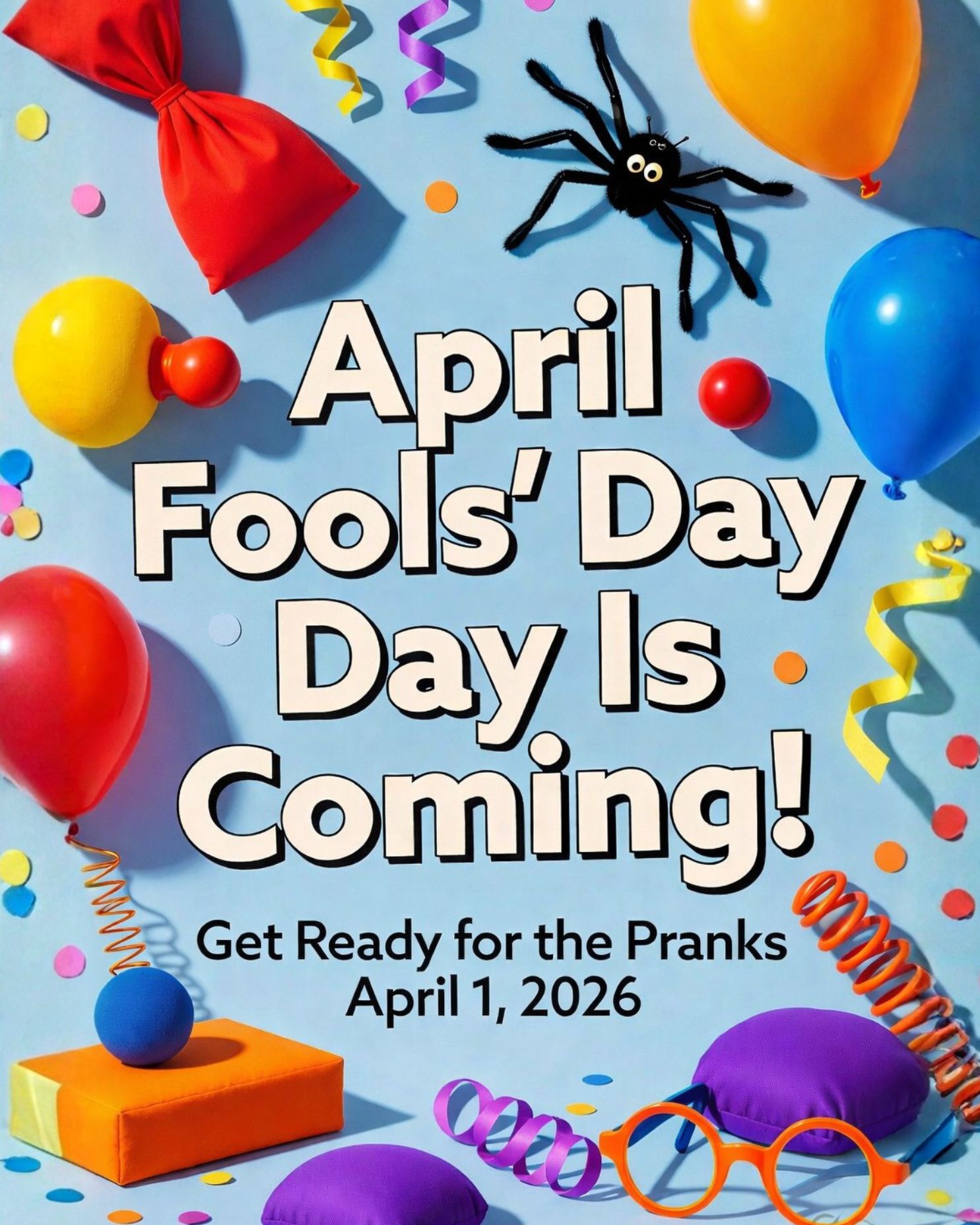 🎭 April Fools' Day Is Coming! 🎉 Get ready because April 1, 2026