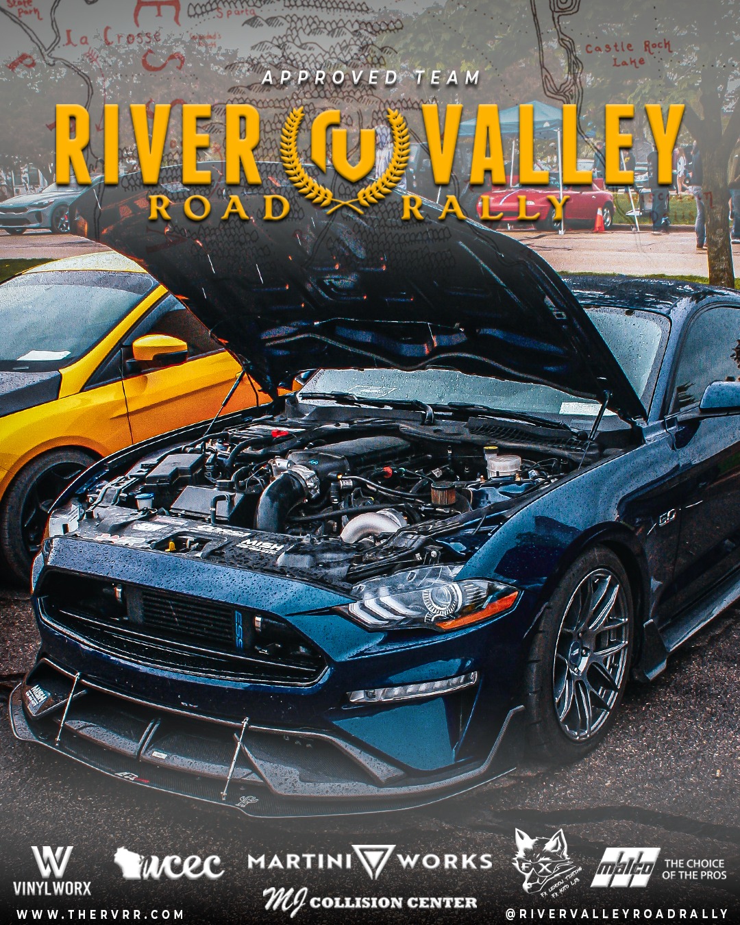 River - Welcome team #8 to the 2025 River Valley Road Rally! Team: Cole ...