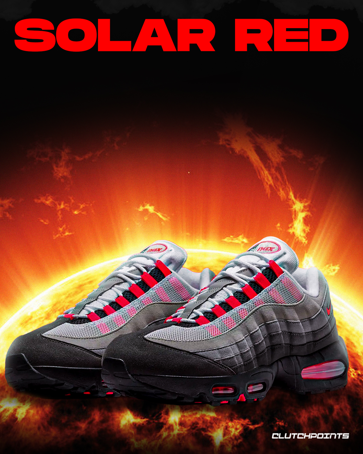 ClutchKicks - The “Solar Red” icon is back. Nike just dropped 
