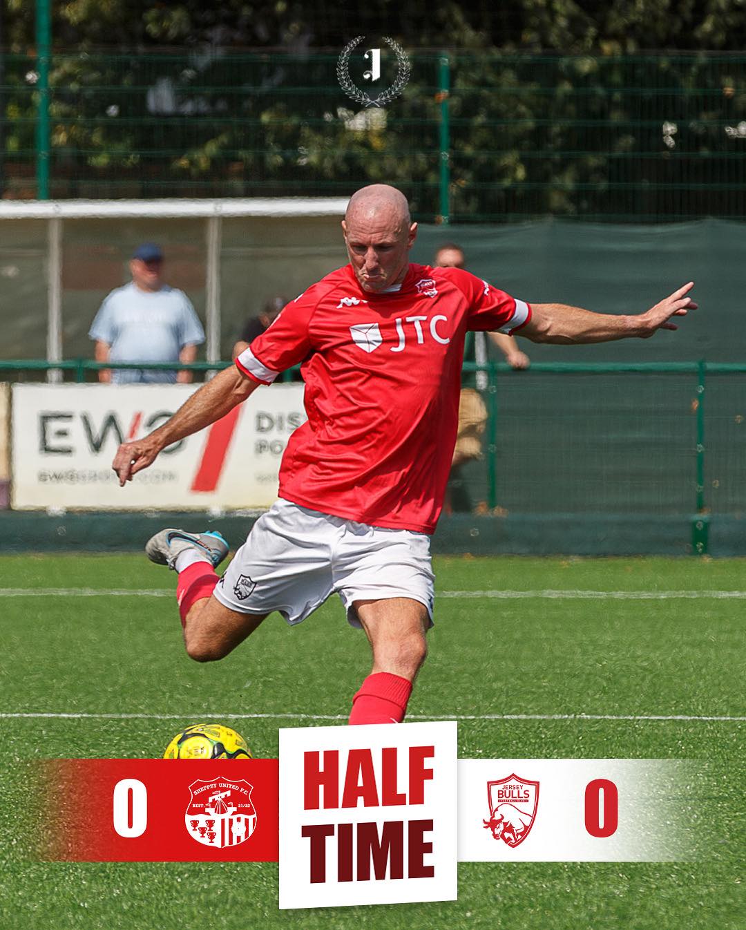Jersey Bulls FC - A pretty even first half between the two... | Facebook