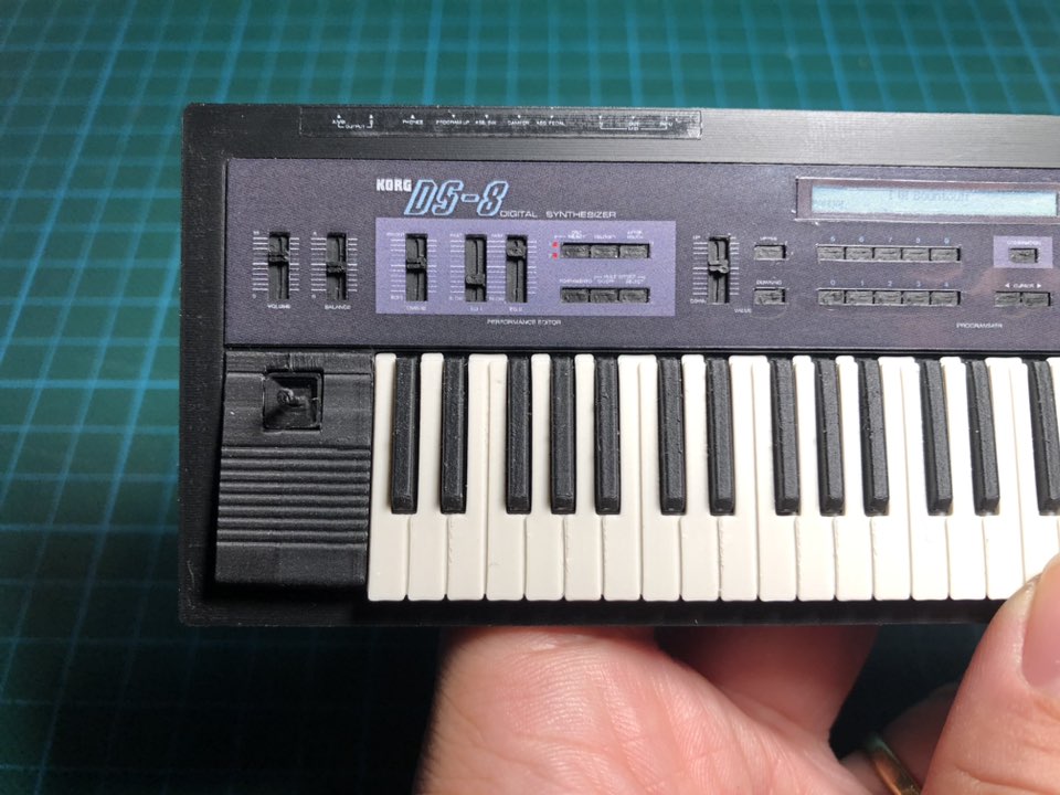 Today I opened up my Korg DS8 case to fix some stuff on its board