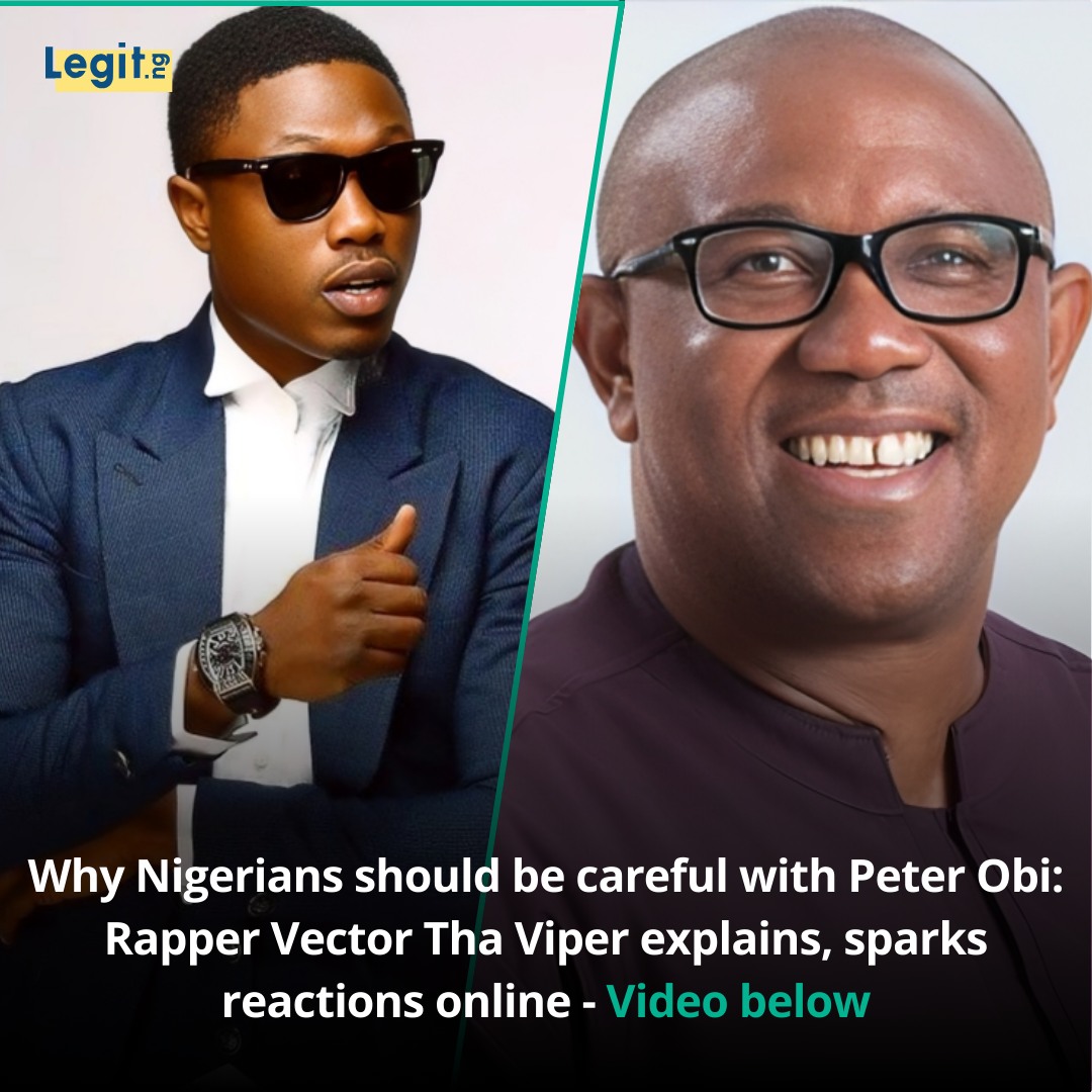 Legit.ng - Nigerian rapper Vector Tha Viper has sparked conversation ...