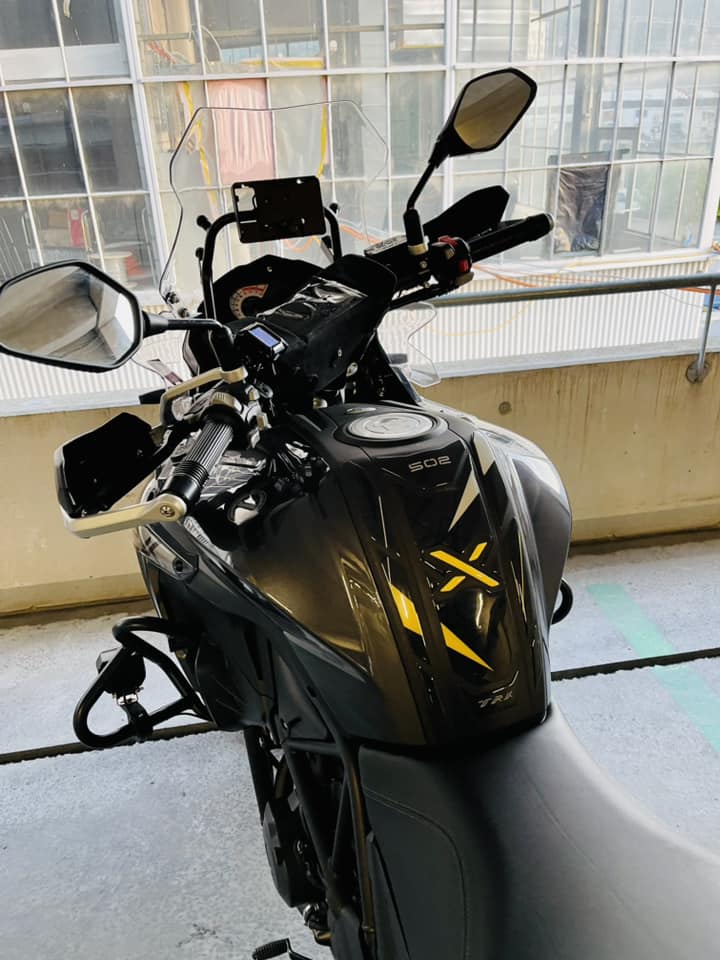 Supporto Telefono Per Moto E Bici 360° | Per Benelli TRK 251/502/552/702 E 502X | Alluminio CNC Antivibrazione | Adatto A Telefoni 4.7-7.2 Pollici - 4