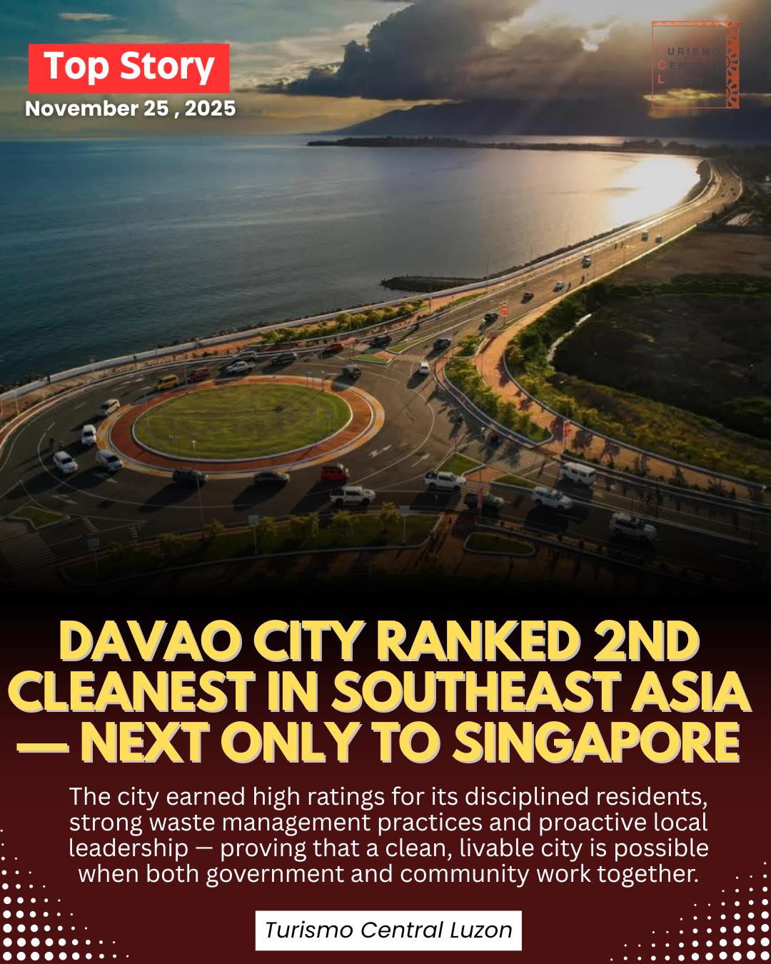 Turismo - DAVAO CITY RANKED 2ND CLEANEST IN SOUTHEAST ASIA — NEXT ONLY ...