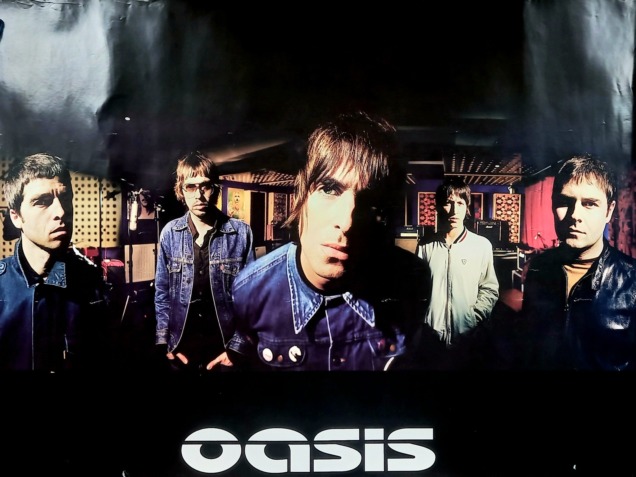 Oasis concert ticket and poster from September 14th 2002