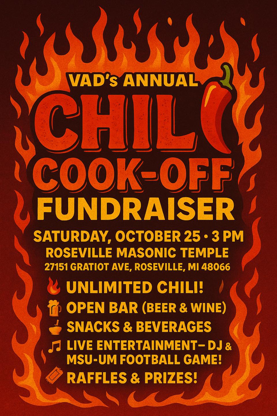 🎉🔥 VAD’s Annual... - Volunteers Assisting the Disabled (VAD) | Facebook