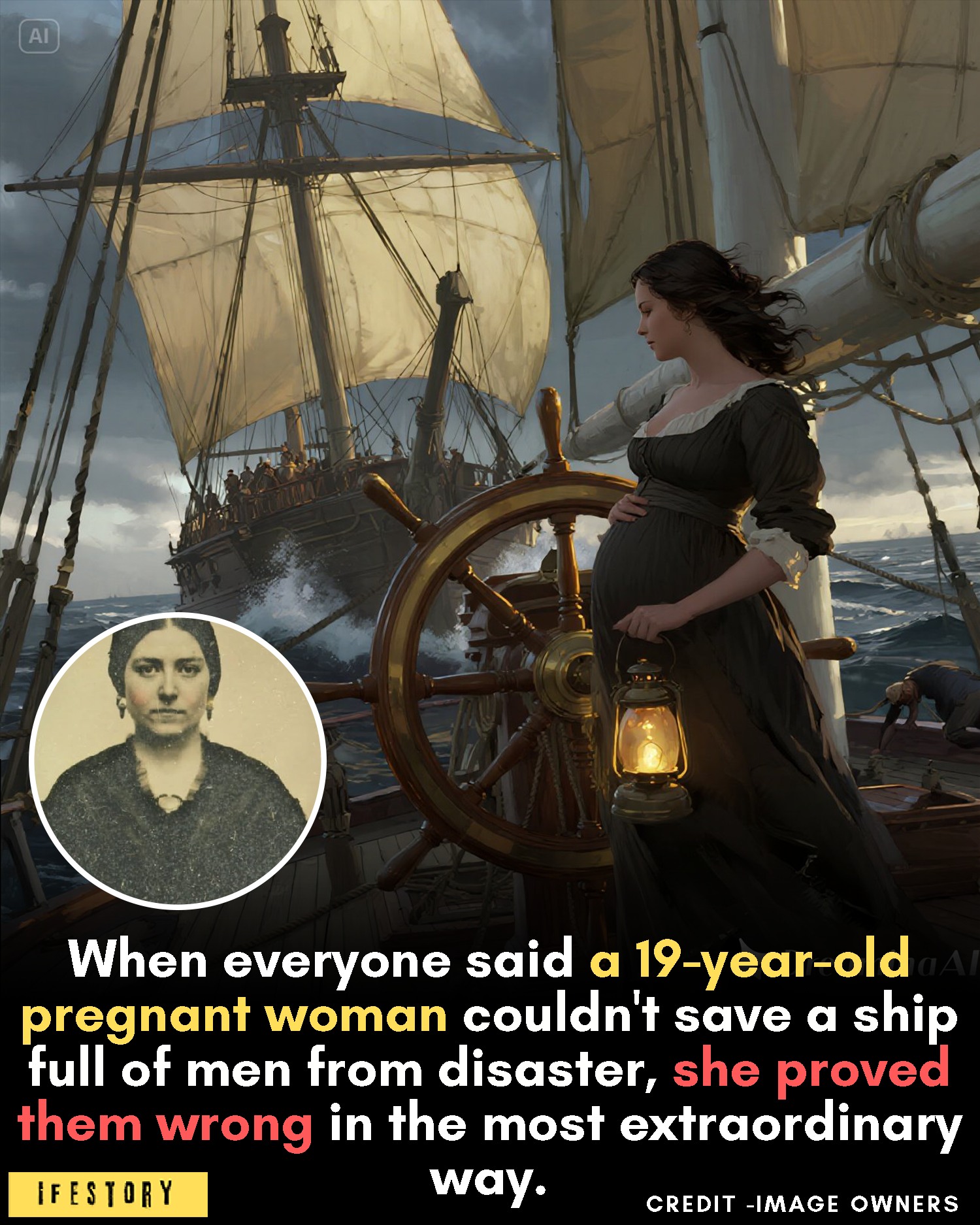 Ifestory - In 1856, Mary Ann Brown Patten was four months pregnant and ...