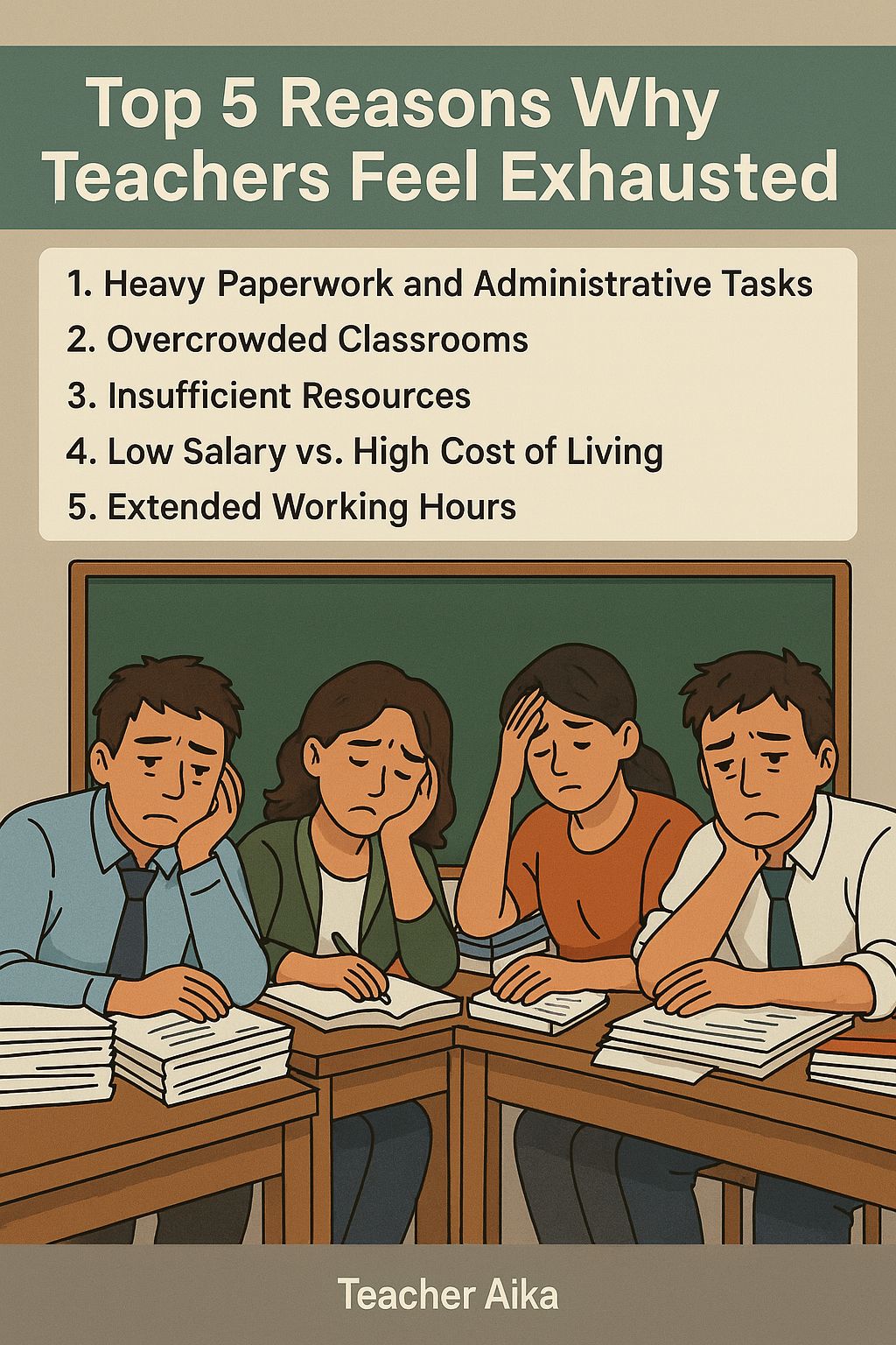 Teacher Aika - Top 5 Reasons Why Many Teachers Feel... | Facebook