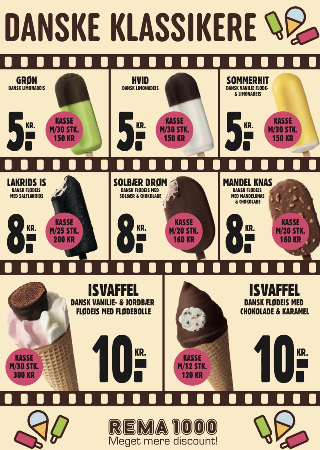 REMA - 🍦 SOMMER = IS-TID! ☀️ Hele sommeren kan du forkæle dig selv (og ...