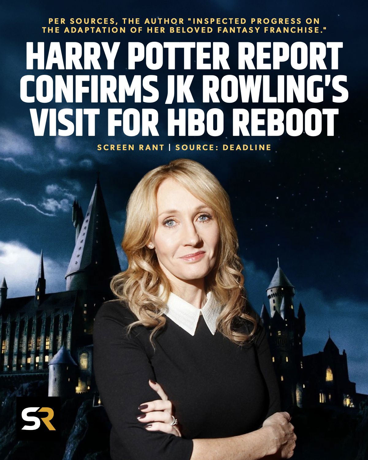 Screen Rant - J.K. Rowling has officially visited the set... | Facebook