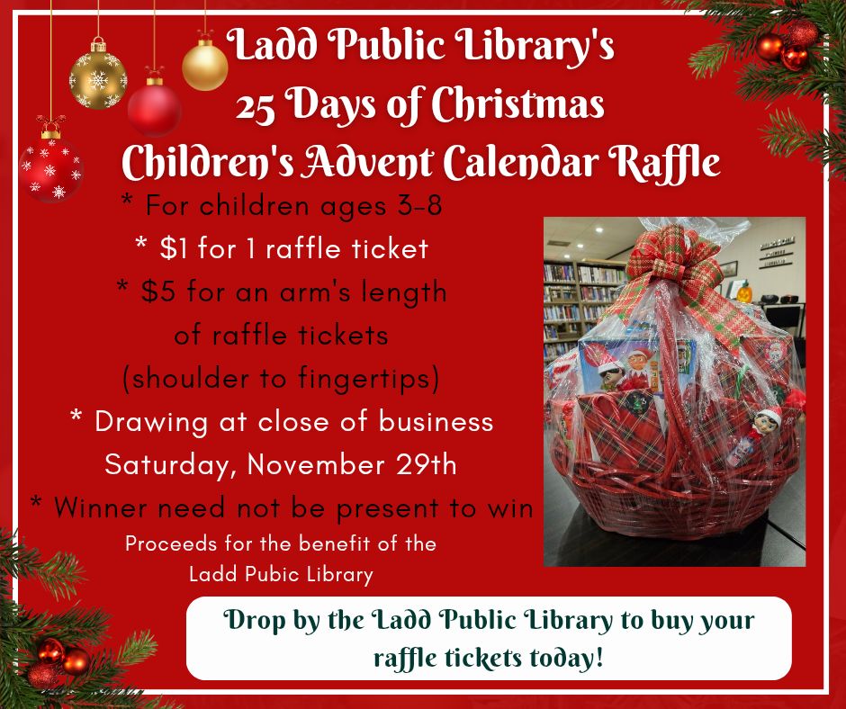 Ladd - 🎅🤶 Don't Miss Our Children's Advent Calendar Raffle! 🤶🎅 The Ladd ...