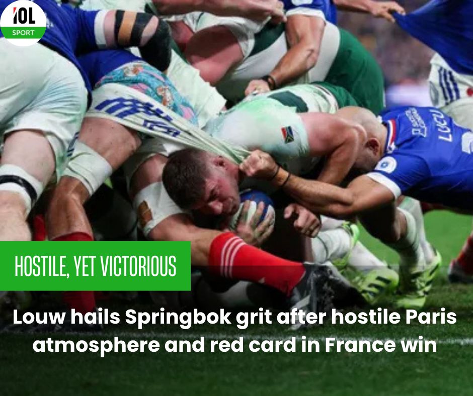 IOL News - Springbok power prop Wilco Louw says the... | Facebook