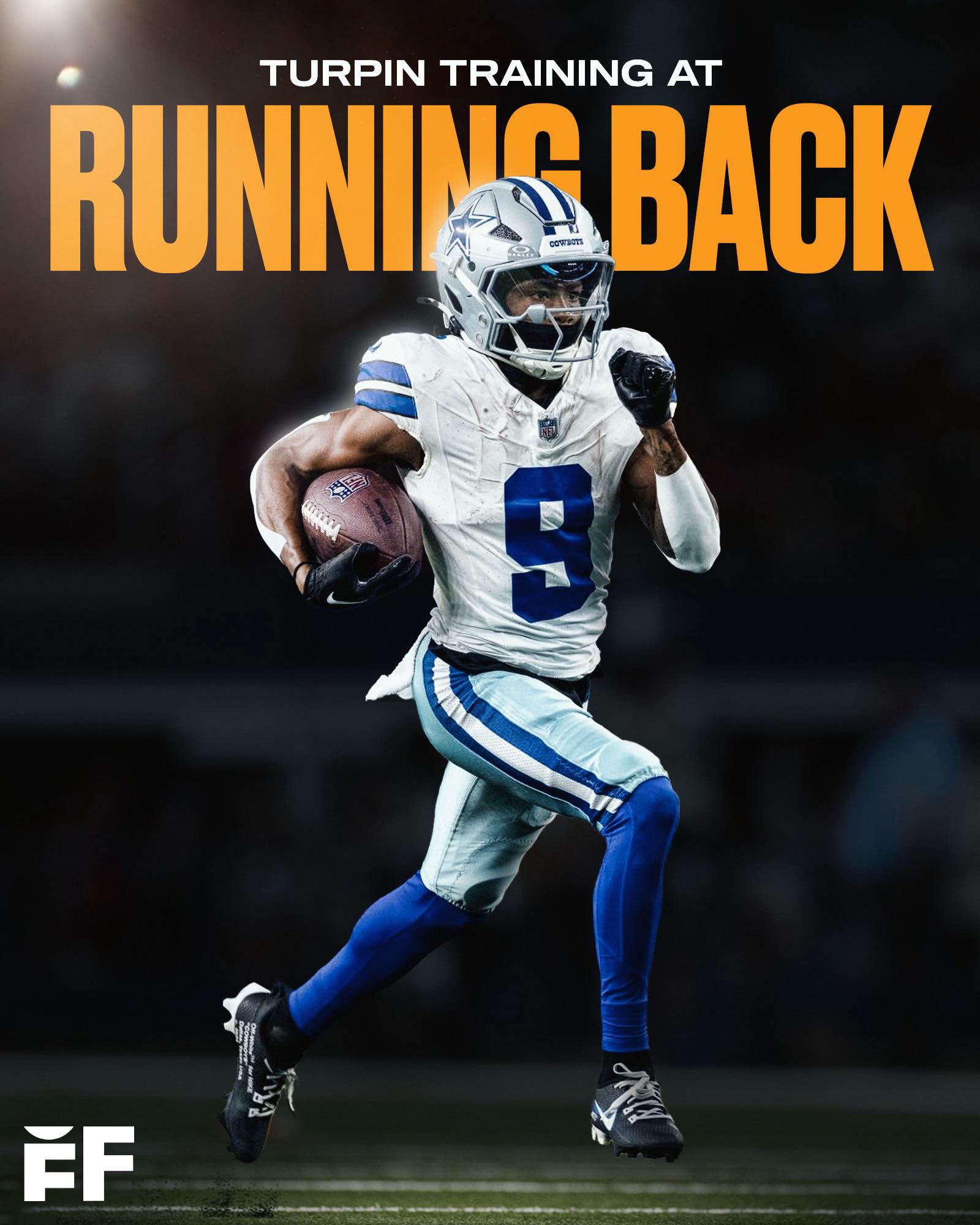 Football - Cowboys WR/KR KaVontae Turpin has been taking reps at RB ...